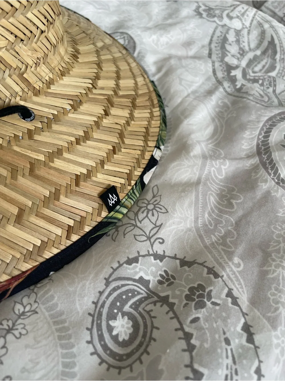 Hemlock Hat Company STRAW LIFEGUARD HAT Beach Pool Sun ONE SIZE Brand New W Tags